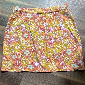 Vans Multi Colored Mini Skirt